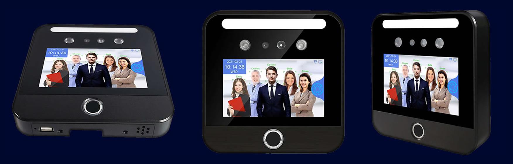 AI03F Dynamic Facial and Fingerprint Recognition System Terminal banner